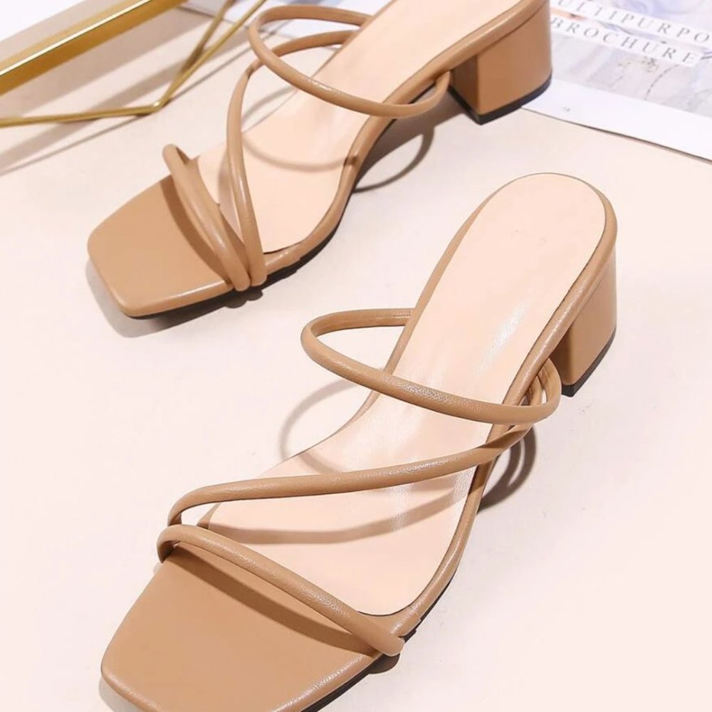 Thin Strap Mule Sandal / SHEIN